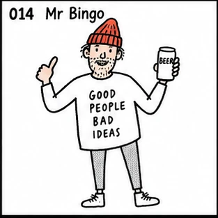 #014 · Handwritten British Anti-Inspiration Cartoon